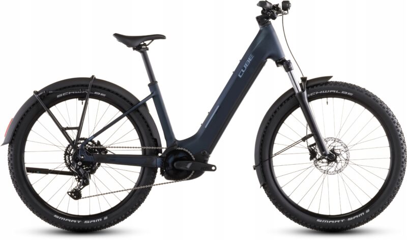 Rower elektryczny z niską ramą SUV CUBE Reaction Hybrid Performance 600 FE L indigoblue