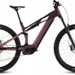 Karbonowy rower elektryczny full-suspension CUBE Stereo Hybrid ONE44 HPC SLX 800 M fioletowo-różowy shiftblush 2026