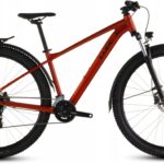 Rower górski pomarańczowo-czarny z bagażnikiem i błotnikami CUBE Aim ONE FE M 29 2026