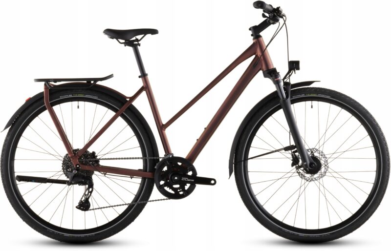 Rower trekkingowy damski trapez złoty CUBE Kathmandu Pro 50cm 2026