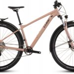 Rower górski różowy z bagażnikiem i błotnikami CUBE Aim SLX FE S 27.5 2026