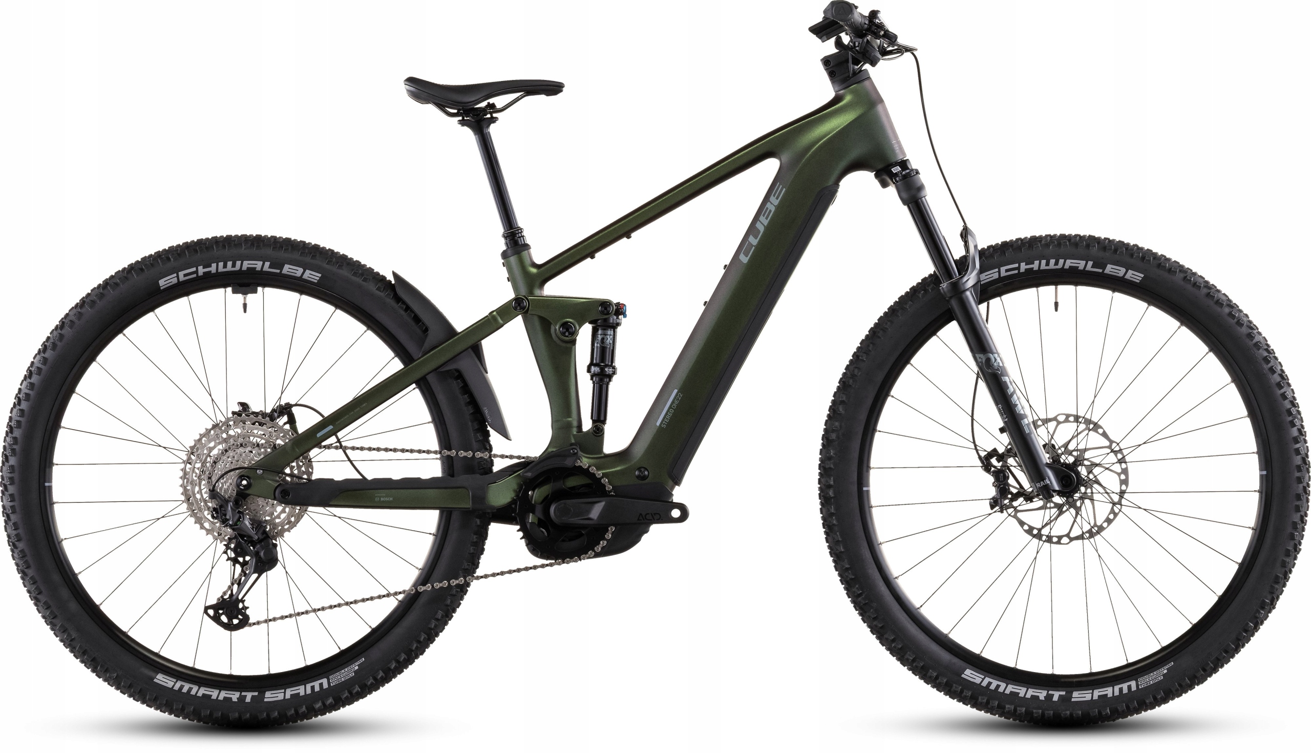 Rower elektryczny CUBE STEREO HYBRID ONE22 SLX 800 2026 L stellar/green