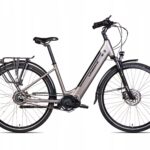 Rower elektryczny miejski UNIBIKE Swift 17 cali grafitowy 2026