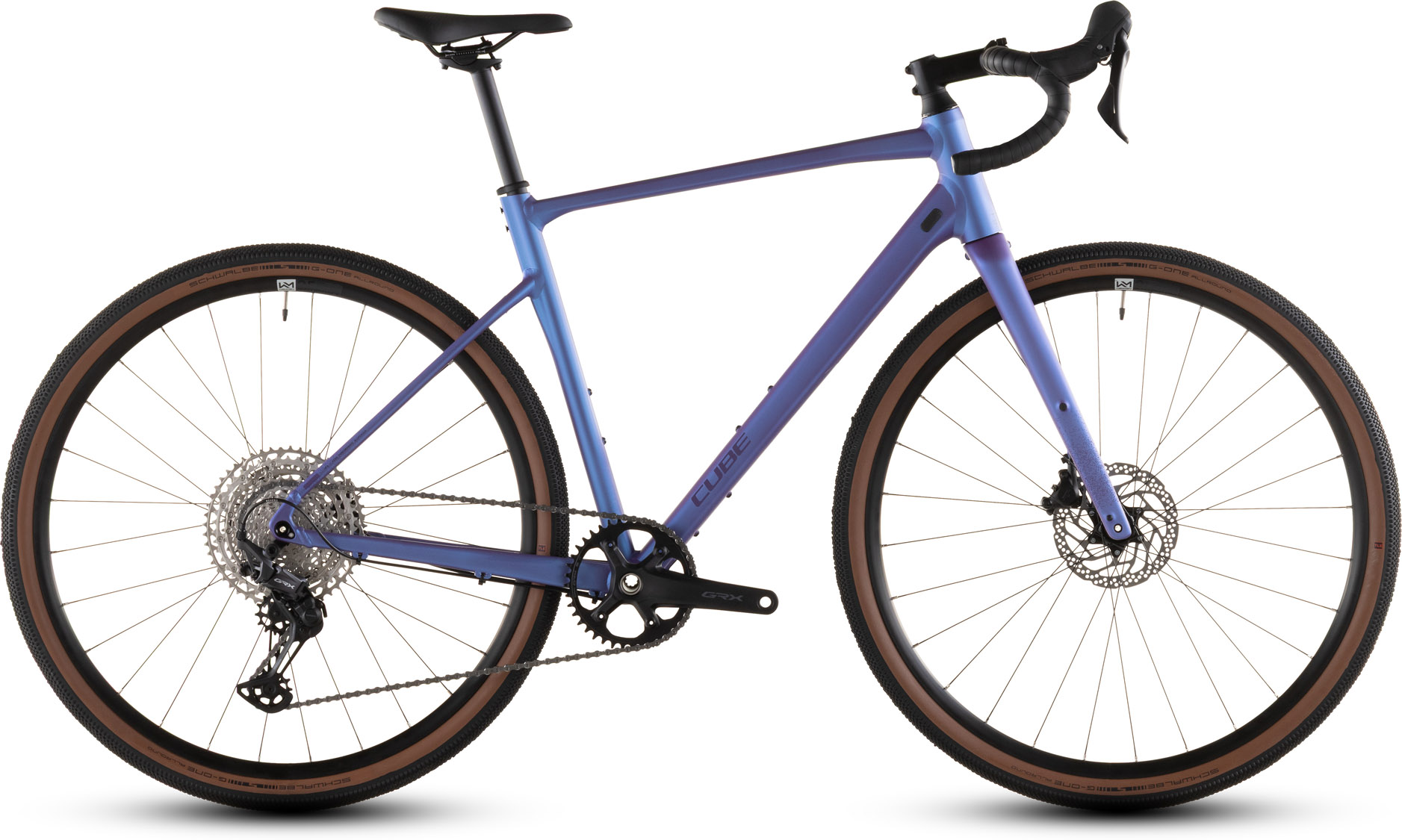 Rower gravelowy Shimano GRX 1x12 CUBE Nuroad EX M blueiris lilac 2026