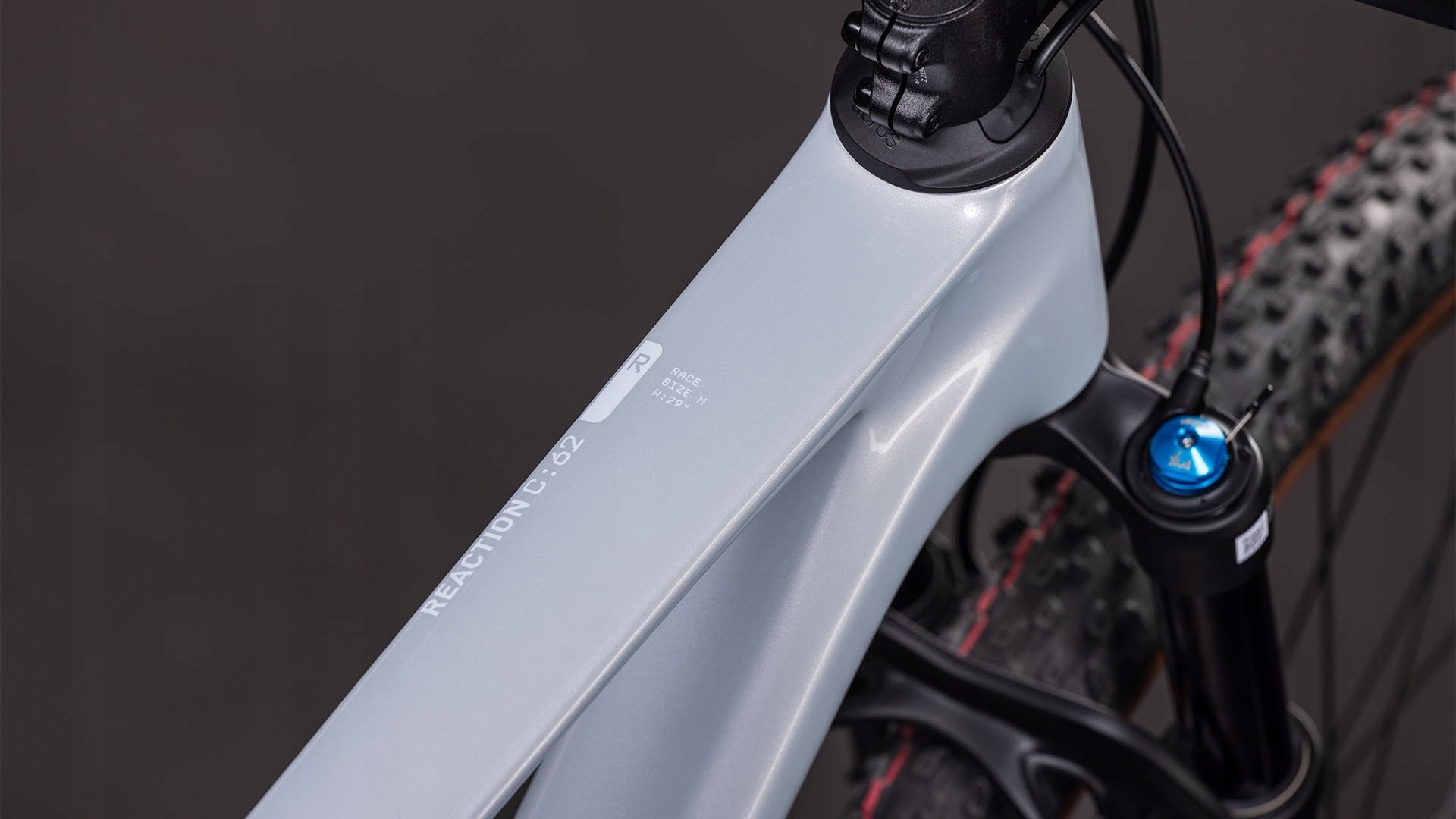 Rower górski MTB CUBE REACTION C:62 RACE 2026 rozmiar M foggry/wht 145300