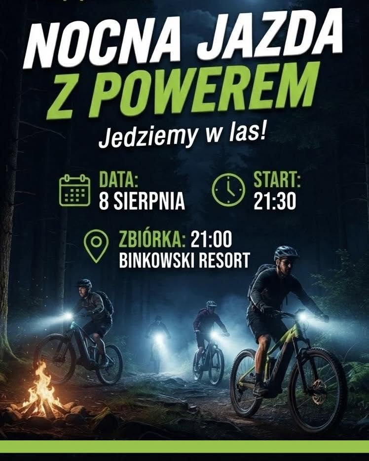 Nocna Jazda z Powerem 8 sierpnia!